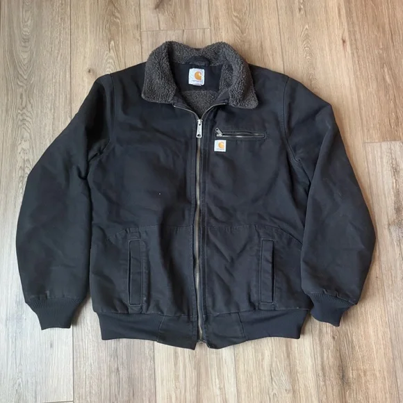 🔥RARE Carhartt Wildwood Jacket Size Large Sherpa Lined - Picture 6 of 8